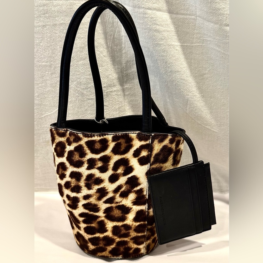 Alexander Wang NWOT Tricolor Calf Hair And Leather Mini Runway Roxy Bucket